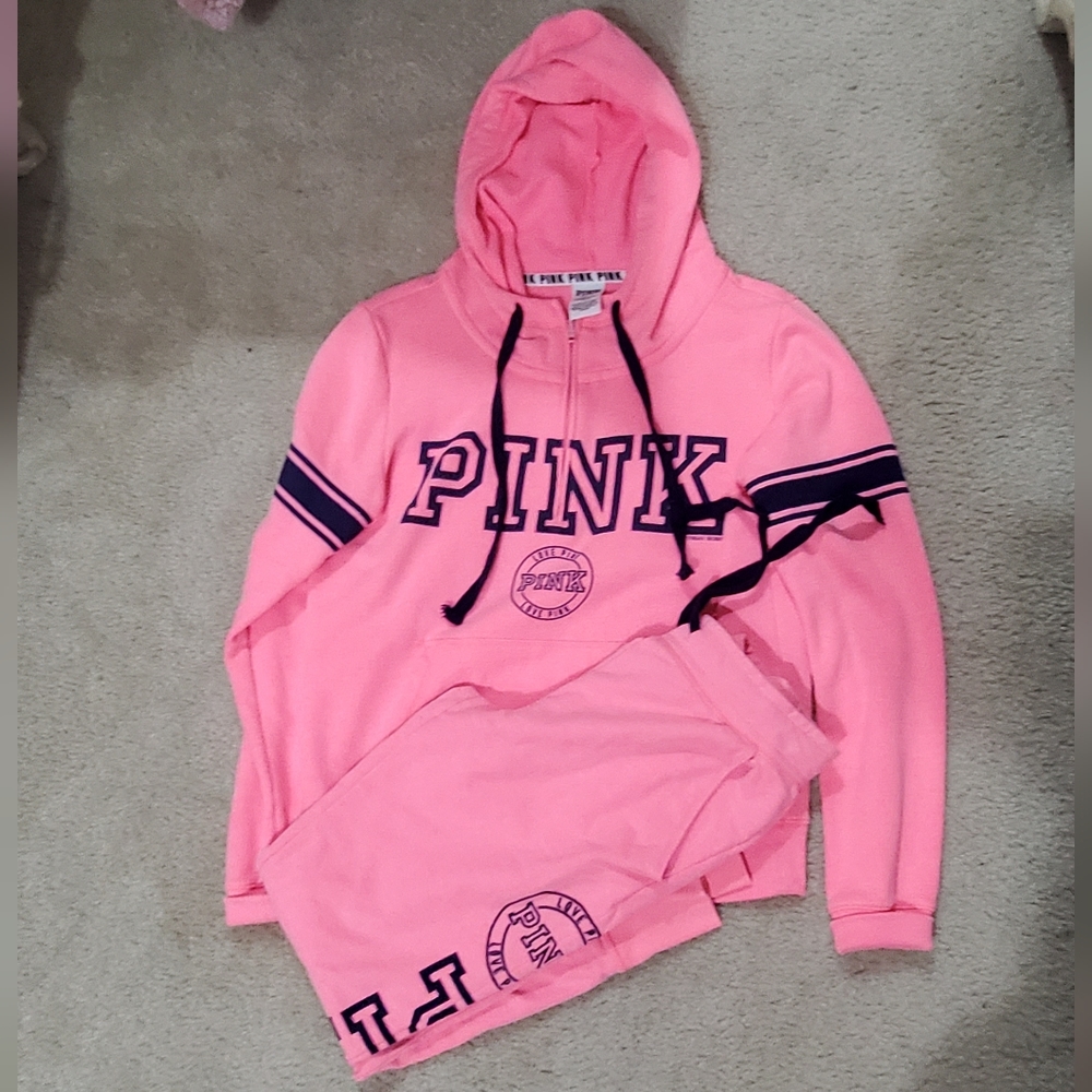 Victoria's Secret Pink hoodie and sweats